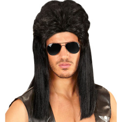 Black Rock Star Wig for Men