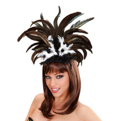 Rio de Janeiro Style Hairband with Feathers