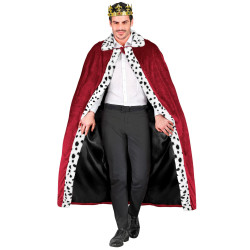 Burgundy Royal Cape for Adults, 140 cm
