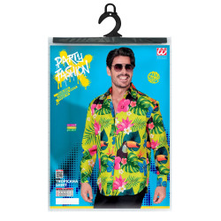 Neon Tropical Party Shirts for Men