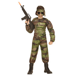 Super muskuļotā kareivja kostīms bērniem