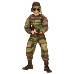 Super Muscular Warrior Costume for Kids