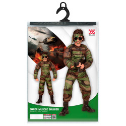 Super Muscular Warrior Costume for Kids