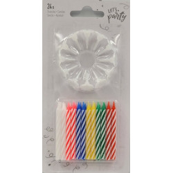 Spiral Birthday Candles