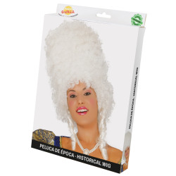 Baroque Style White Wig for Women