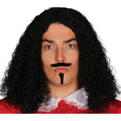 Wig with Mustache