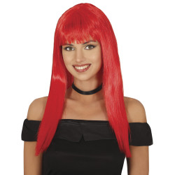 Red Color Wig
