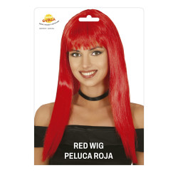 Red Color Wig