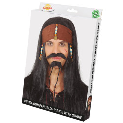 Pirate Wig with Bandana