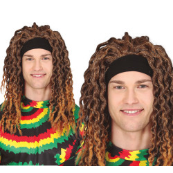 Rasta wig with headband