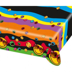 Plastic Tablecloth "Smileys"