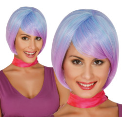 Short Purple Wig