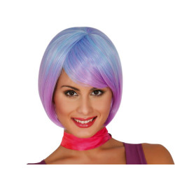 Short Purple Wig