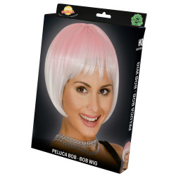 Īss rozā parūka
