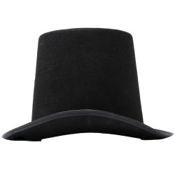 Black Felt Hat 20 cm