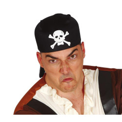 Black Pirate Hat for Adults