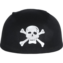 Melna pirātu cepure pieaugušajiem