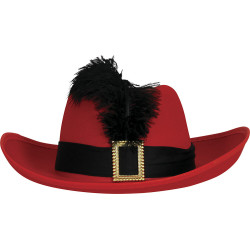 Red Musketeer Hat
