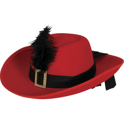 Red Musketeer Hat