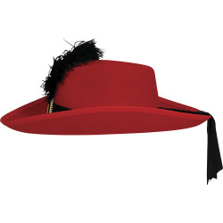 Red Musketeer Hat