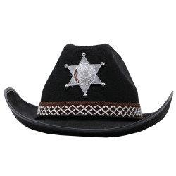 Black Sheriff Hat