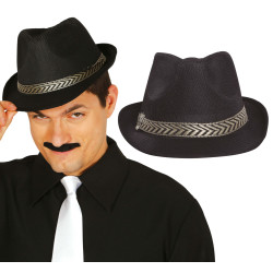 Melna gangstera cepure