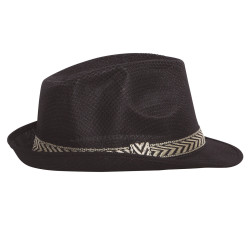Black Gangster Hat
