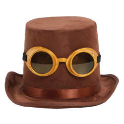 Steampunk Hat with Goggles