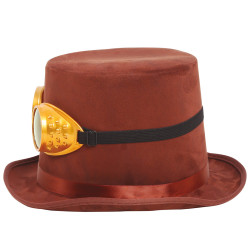 Steampunk Hat with Goggles