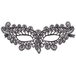 Black Embroidered Mask