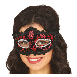 Black Red Mask