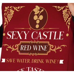 Pieaugušo buteļa kostīms "Sarkanvīns"